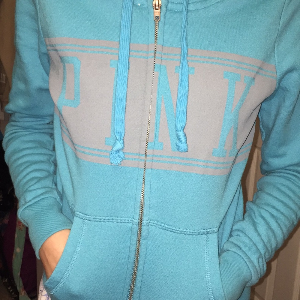 VS PINK ZIP UP